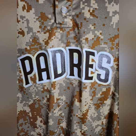 Brown Camouflage Jersey with Padres Design - Picture 3 of 7